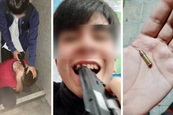 Un adolescente llevó un arma a la escuela y simuló el fusilamiento de sus compañeros