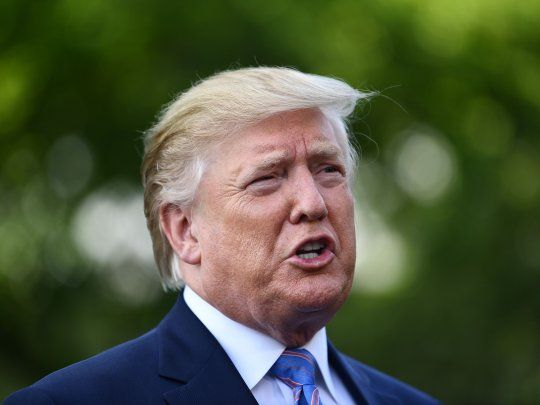 El presidente de EEUU, Donald Trump.