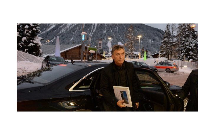 El presidente Mauricio Macri arribó hoy a Davos, en Suiza, para participar de la reunión del Foro Económico Mundial.