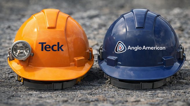 Anglo Teck. La fusión, anunciada inicialmente como una “merger of equals” -fusión de iguales-, crea un actor con exposición a más del 70% del mercado de cobre según analistas.