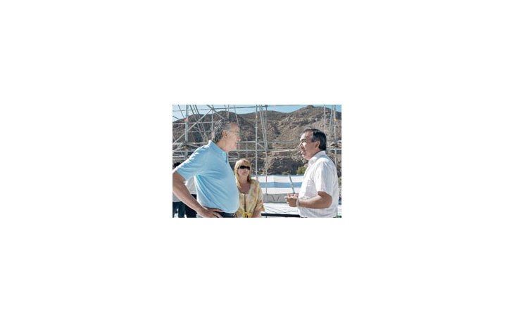 El gobernador José Luis Gioja recorrió las instalaciones donde se llevará adelante el tradicional megaespectáculo.