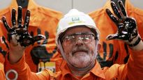Lula da Silva durante una visita a una planta de Petrobras durante su gobierno.