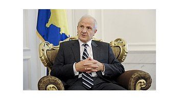 El presidente de Kosovo, Fatmir Sejdiu