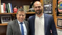 Ricardo Bussi y Eduardo Bolsonaro.&nbsp;
