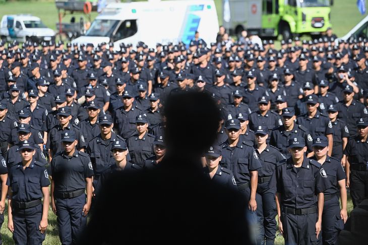 Axel Kicillof highlighted the work carried out in the Buenos Aires Police.