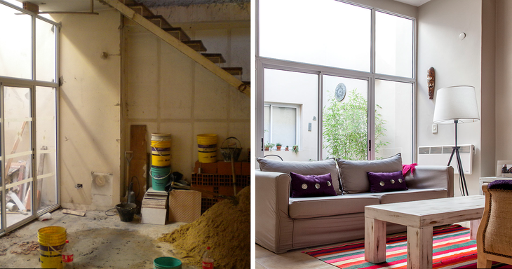 Así luce un living que se remodeló por completo (Foto Gentileza: IG Remodelatucasa.ok) Así luce un living que se remodeló por completo (Foto Gentileza: IG Remodelatucasa.ok)