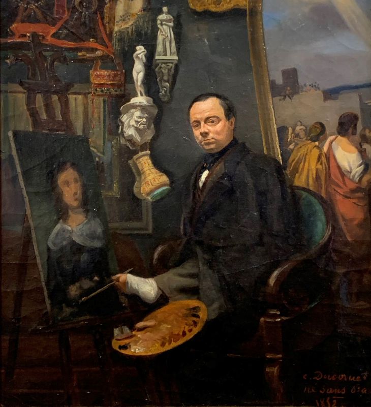 Autorretrato Louis Joseph César Ducornet. Autorretrato Louis Joseph César Ducornet.