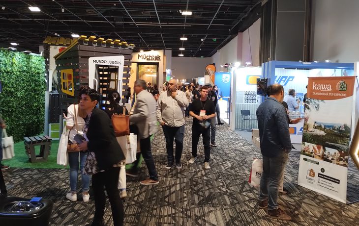 En la muestra se vieron distintas opciones para construir, diseñar o culminar ambientes