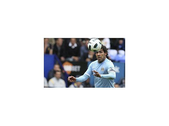 Carlos Tevez, goleador de la Premier League.