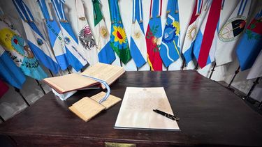 Compuesto por 10 puntos, el Pacto de Mayo busco ser la piedra angular de la era libertaria.