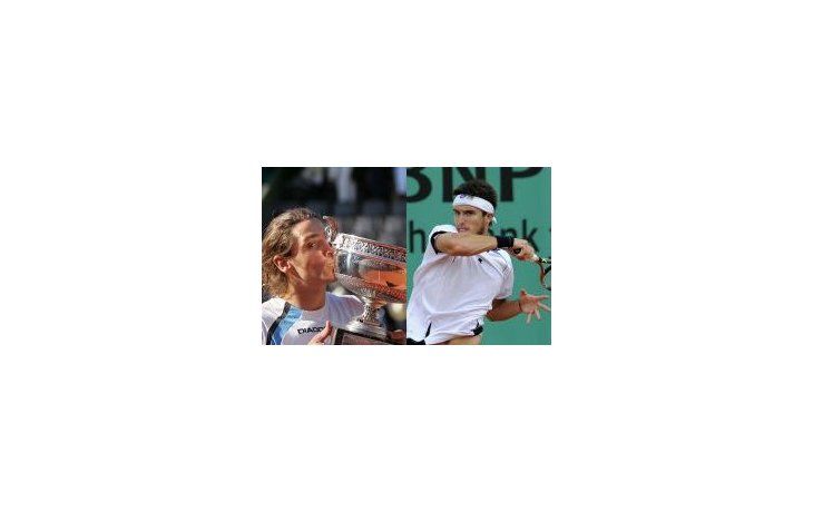 ámbito.com | Las dos caras de la Legión en la última década: Gaudio, besando el trofeo, en 2004. Por otro lado, Mayer, el mejor argentino de 2010, al llegar a 3ª ronda.