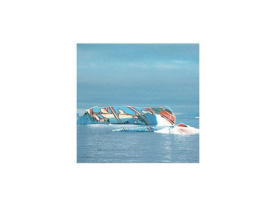 «Encapsulados», una de las fotos, que junto a videoinstalacionesy performances, Andrea Juan realizó en la Antártiday luego recopiló en un libro ya presentado enNueva York que acaba de editarse en Buenos Aires.