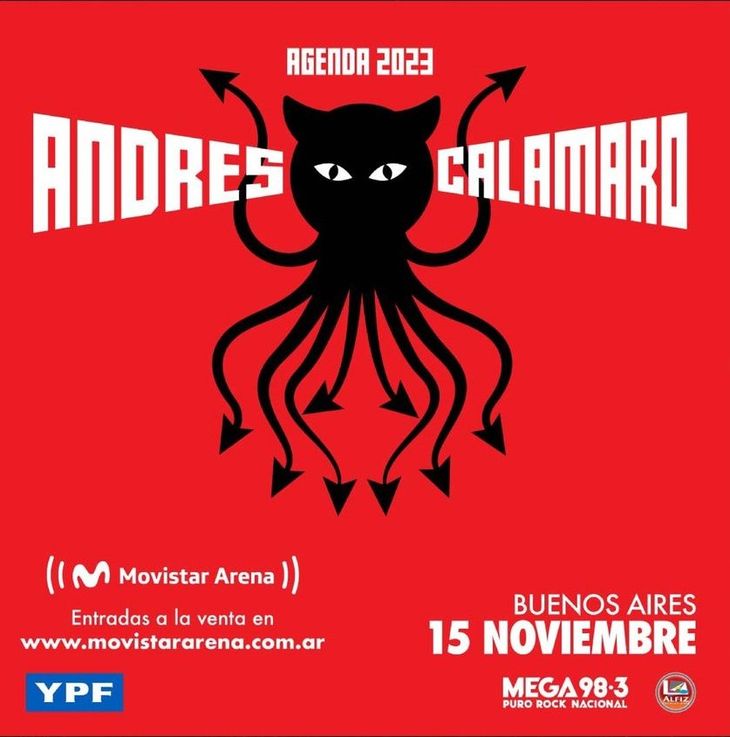 Andrés Calamaro Vuelve Al Movistar Arena: Cuándo Y Dónde Comprar Las ...