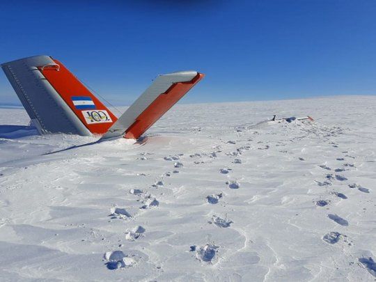 Removieron Los Restos Del Avion Argentino Que Se Estrello En La Antartida En 2019