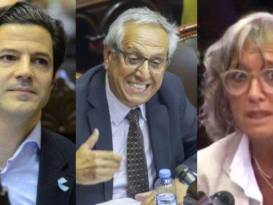 Laspina, Suárez Lastra y Frade.