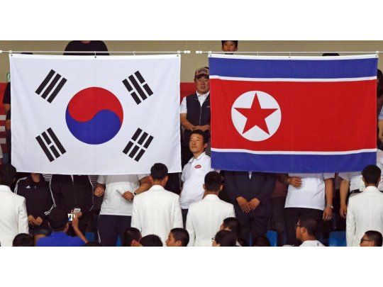 Corea: dos banderas, una Nación.