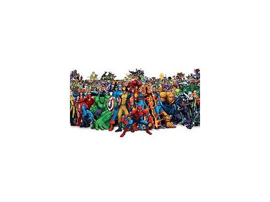 Entre los más destacados personajes de Marvel se encuentran Spider-Man, Iron man, X-men, Capitán América, y Los cuatro fantásticos.
