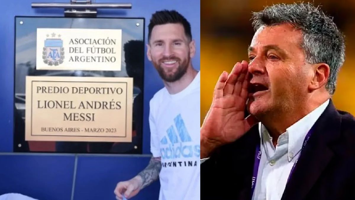 Humberto Grondona hit Messi after the rebaptism of the AFA Ezeiza property