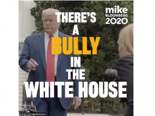 Hay un mat&oacute;n en la Casa Blanca, comienza el spot de Michael Bloomberg.
