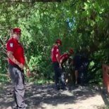 Encontraron bolsas con restos de un cuerpo desmembrado. Encontraron bolsas con restos de un cuerpo desmembrado.