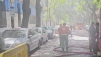 Evacuaron a 63 personas por un incendio en un colegio de Caballito
