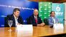 From left to right: the president of Mevir, Juan Pablo Delgado, the minister of Livestock, Agriculture and Fisheries, Fernando Mattos and the president of the National Colonization Institute Julio, César Cardozo. From left to right: the president of Mevir, Juan Pablo Delgado, the minister of Livestock, Agriculture and Fisheries, Fernando Mattos and the president of the National Colonization Institute Julio, César Cardozo.