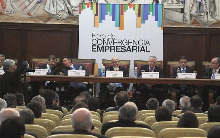 El Foro de Convergencia Empresarial está integrado por numerosas entidades empresarias.