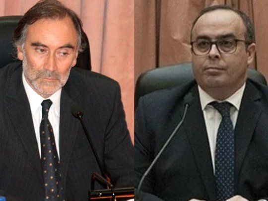 Los jueces Leopoldo Bruglia y Pablo Bertuzzi.