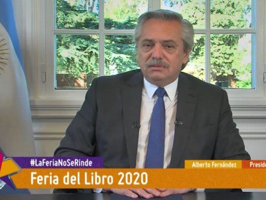 Alberto Fernández apoyó a la Feria del Libro&nbsp;