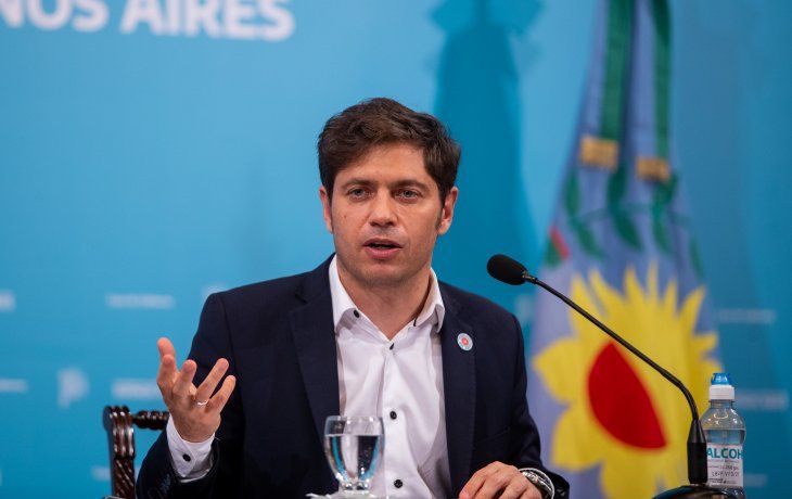 El gobernador bonaerense, Axel Kicillof.