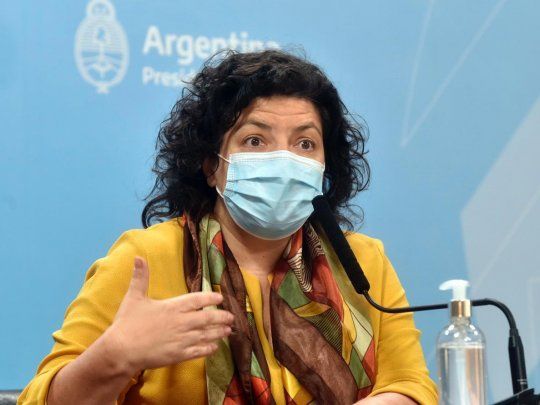 La ministra de Salud, Carla Vizzotti.