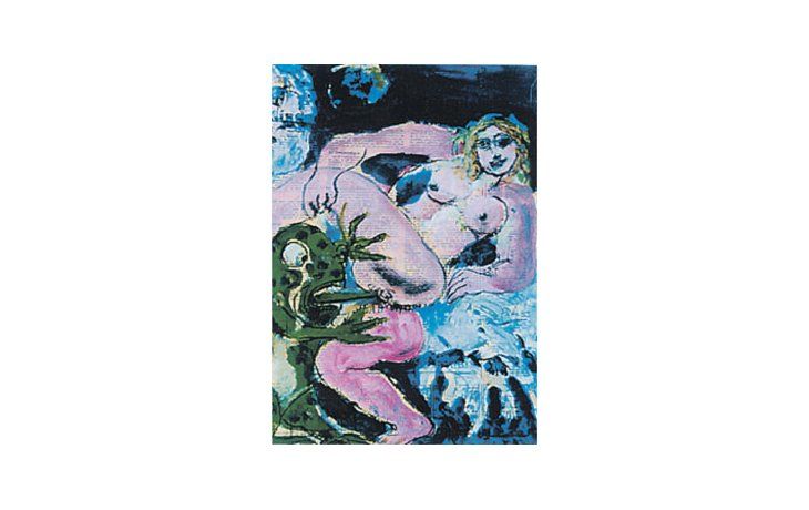 ámbito.com | «El prestigio», óleo sobre papel de diario de Leopoldo Presas, parte de la exposición que coincide con el libro «Obras de Colección» que acaba de sumarse a la extensa bibliografía sobre este importante artista.