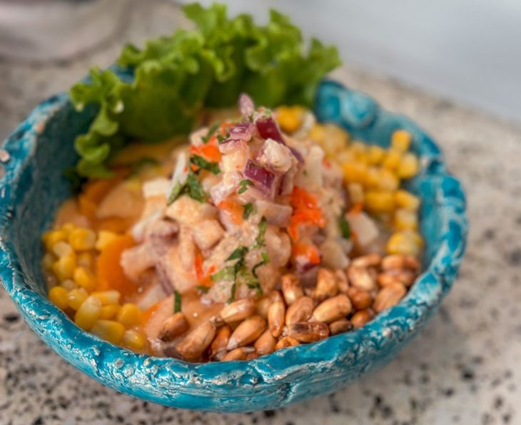 Ceviche from the Port of Asu Mare.