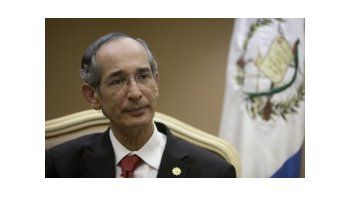 El presidente Álvaro Colom.
