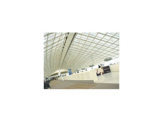 El aeropuerto Charles de Gaulle de Paris, uno de las 60 terminales aéreas proyectadas por Paul Andreu, invitado de lujo de la XIII Bienal Internacional de Arquitectura de Buenos Aires, en octubre.