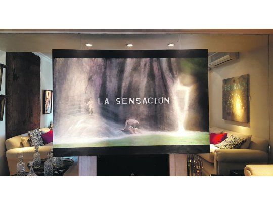Barilaro. Algunas de las nuevas obras del artistas son deudoras de una estética y una dinámica cinematográficas, como la que se ilustra en esta foto.