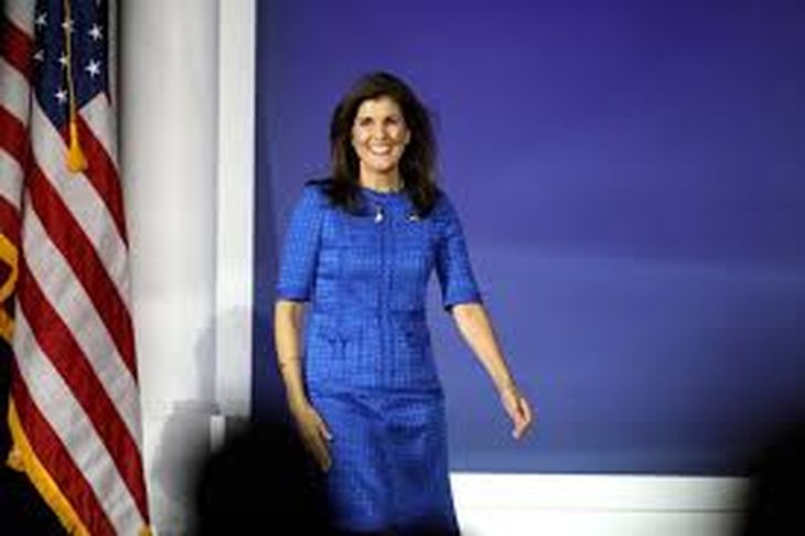 Nikki Haley faced Trump in the Republican race, ultimately lowering her candidacy. 