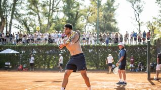 ámbito.com | alcaraz entrenamiento.JPG