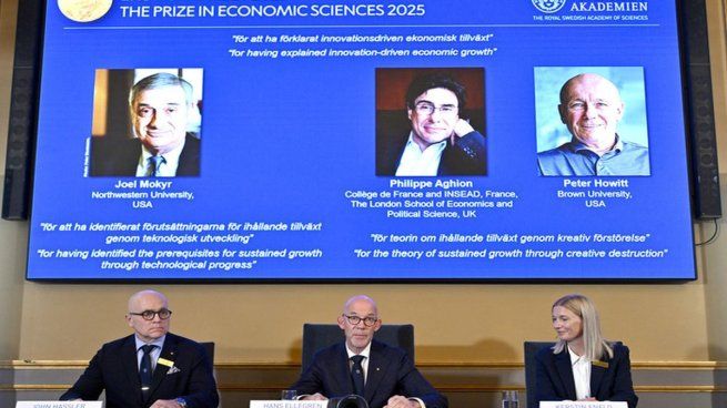 Por qué el Premio Nobel de Economía 2025 fue otorgado a Joel Mokyr, Philippe Aghion y Peter Howitt.