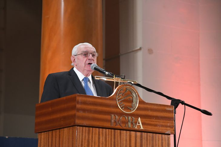 Adelmo Gabbi fue reelecto presidente de la Bolsa de Comercio.