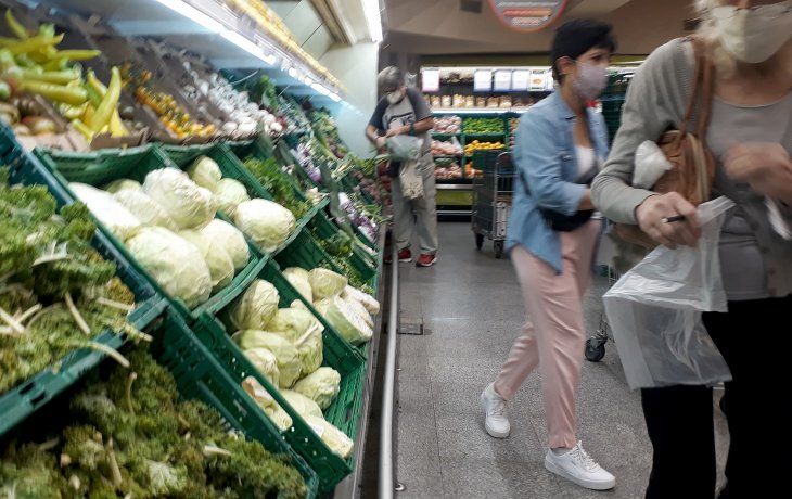 inflacion: se acelero suba de alimentos y ya acumulan casi 5% en agosto