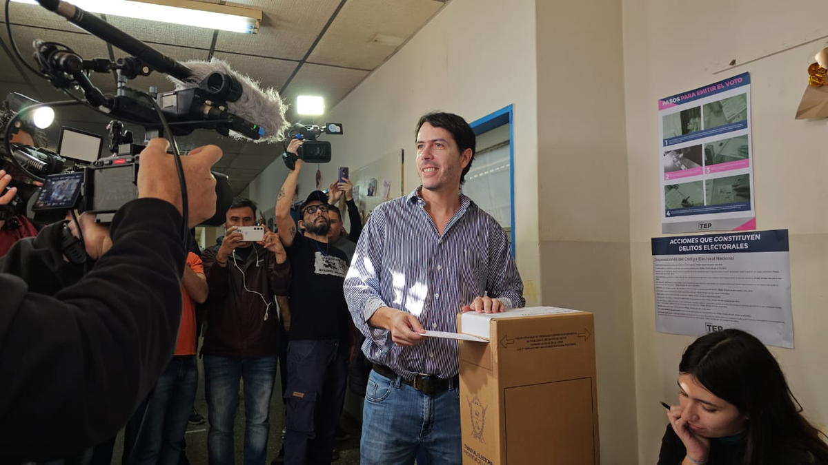 Votó Berhongaray (JxC): Vamos a hacer una gran elección en La Pampa