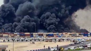 Una fuerte explosión en Irán deja un saldo de al menos 500 heridos. 