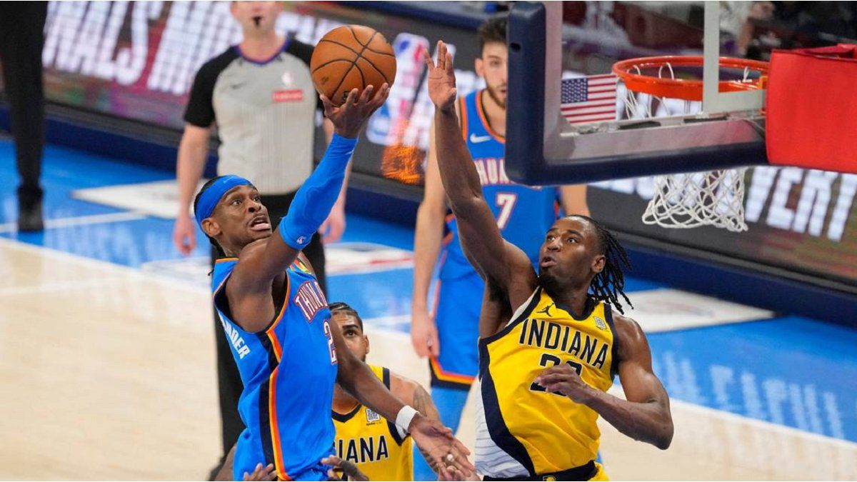Oklahoma City Thunder defeated Indiana in game 2 and matched the series in the NBA final