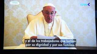 papa francisco: no se puede vivir de los subsidios