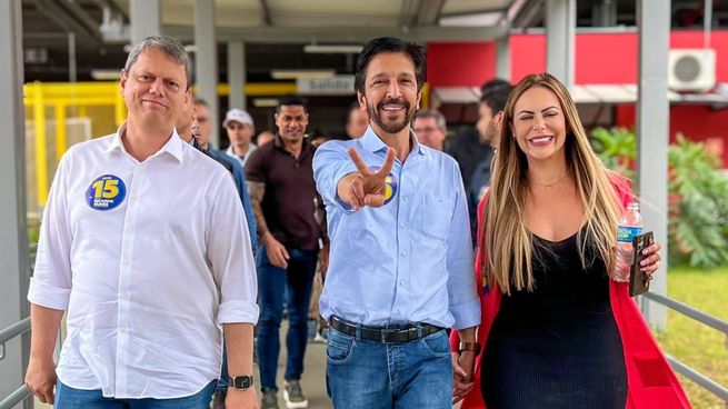 El alcalde de San Pablo, Ricardo Nunes, fue reelecto en el cargo.&nbsp;