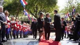 Javier Milei realizó una visita a Paraguay. 