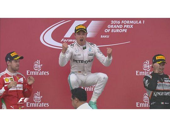 Nico Rosberg se quedó con el Gran Premio de Europa