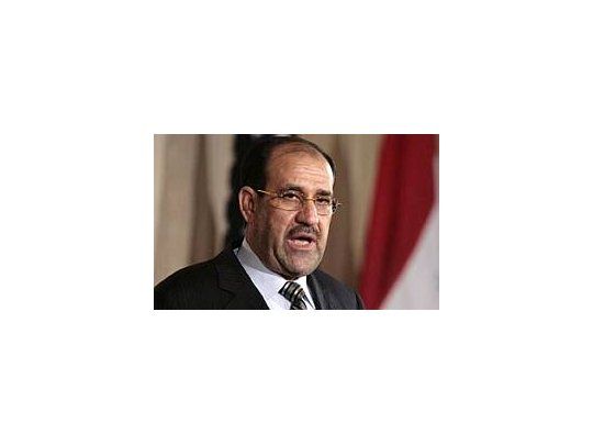 El primer ministro de Irak, Nouri al Maliki.