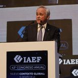 Vladimir Werning, vicepresidente del BCRA, habló sobre el frente cambiario en el Congreso del IAEF. Vladimir Werning, vicepresidente del BCRA, habló sobre el frente cambiario en el Congreso del IAEF.